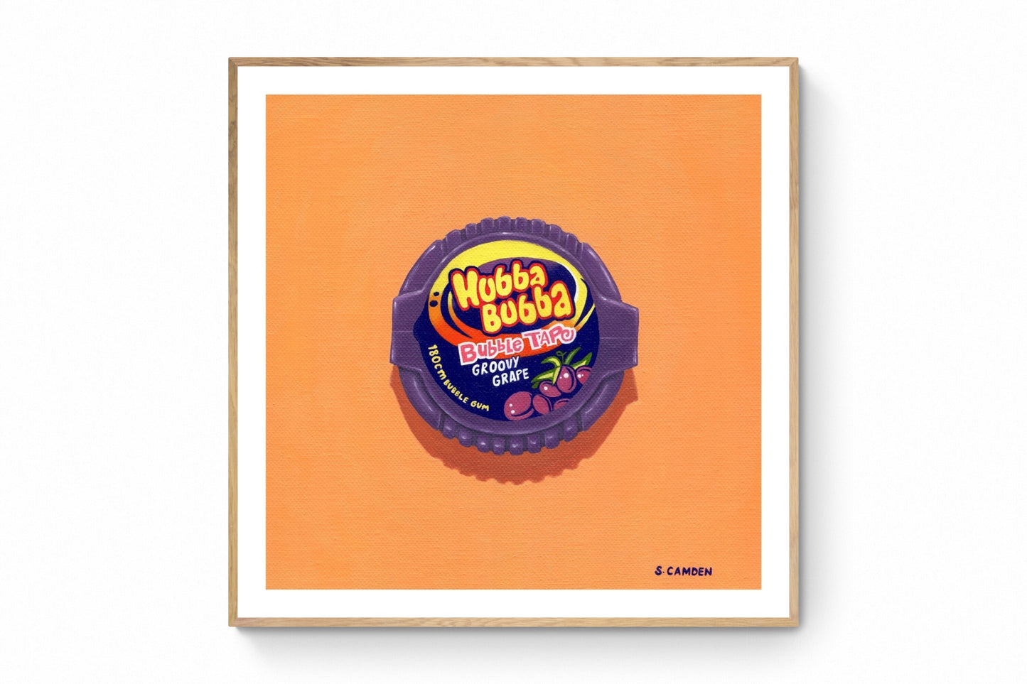 Hubba Bubba - Grape Tape Limited Ed. Fine Art Print