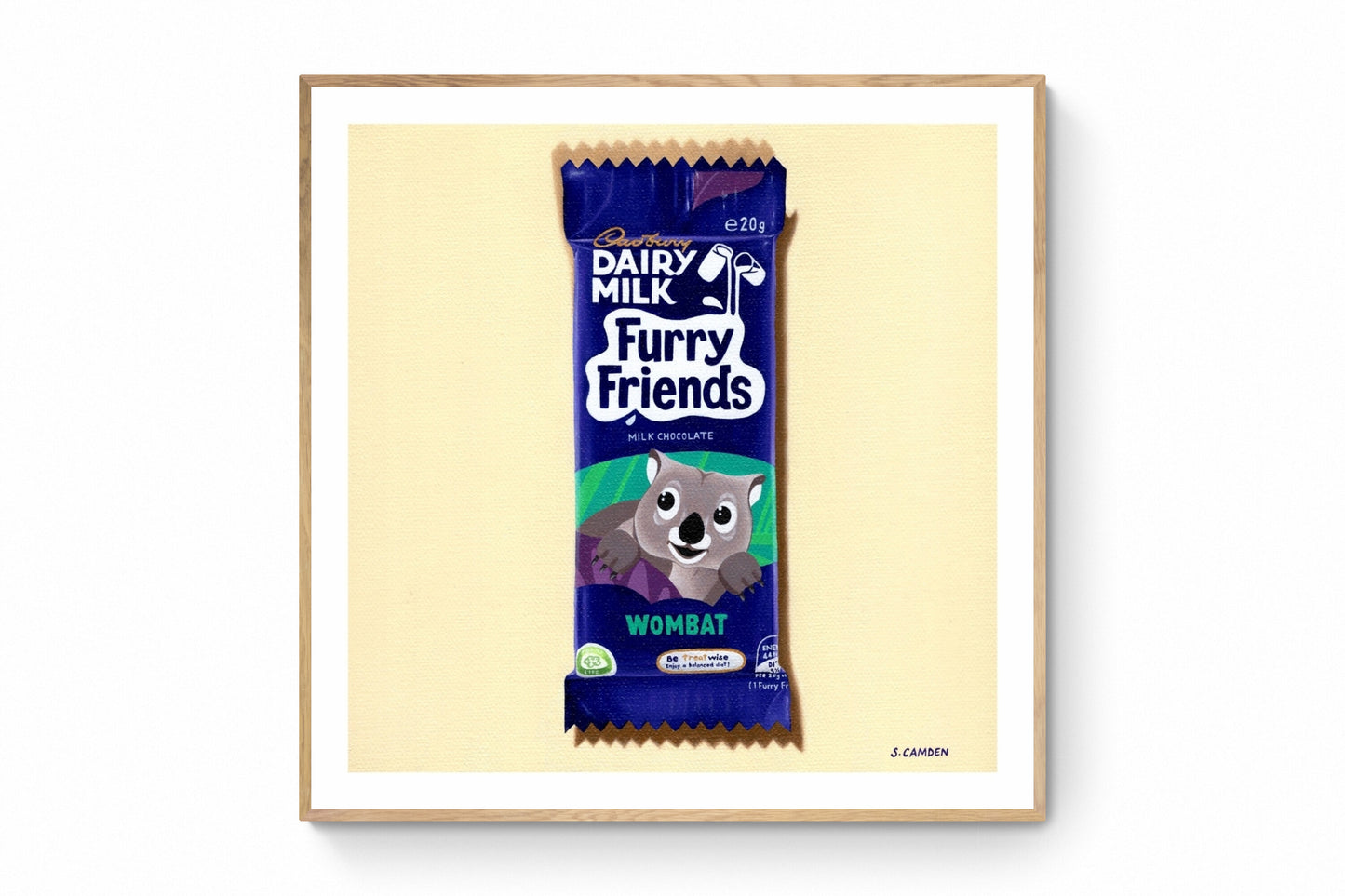Cadbury Furry Friends - Wombat Limited Ed. Fine Art Print