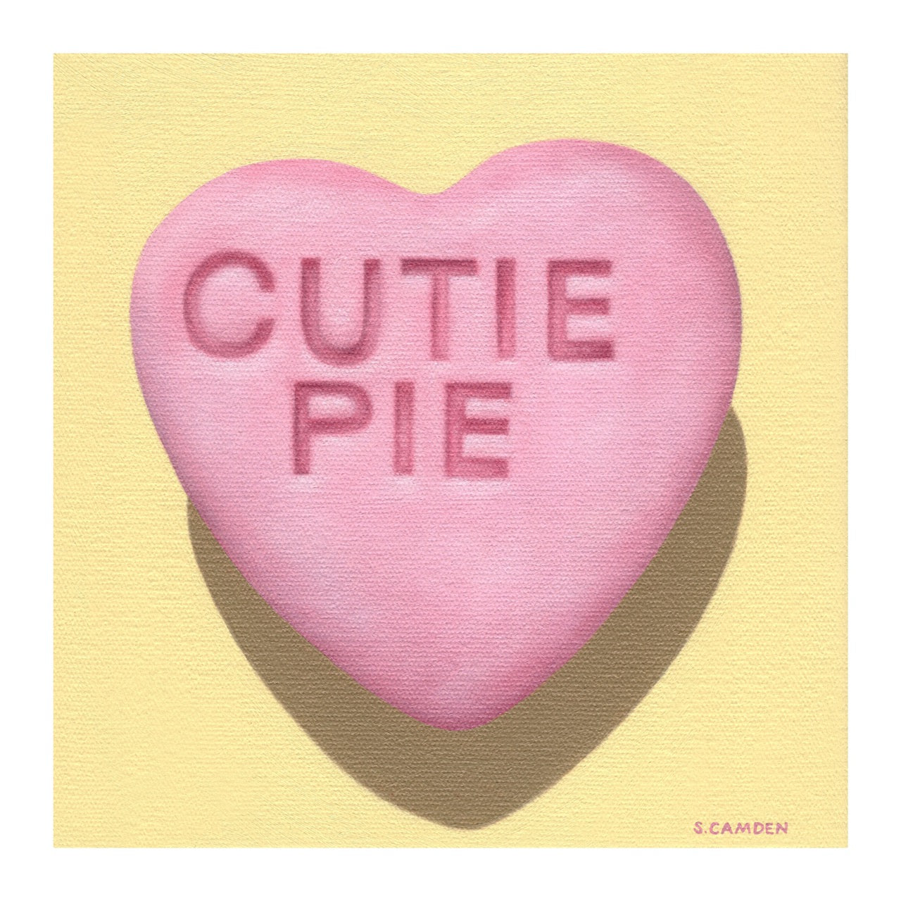 Conversation Heart - Cutie Pie Mini Print