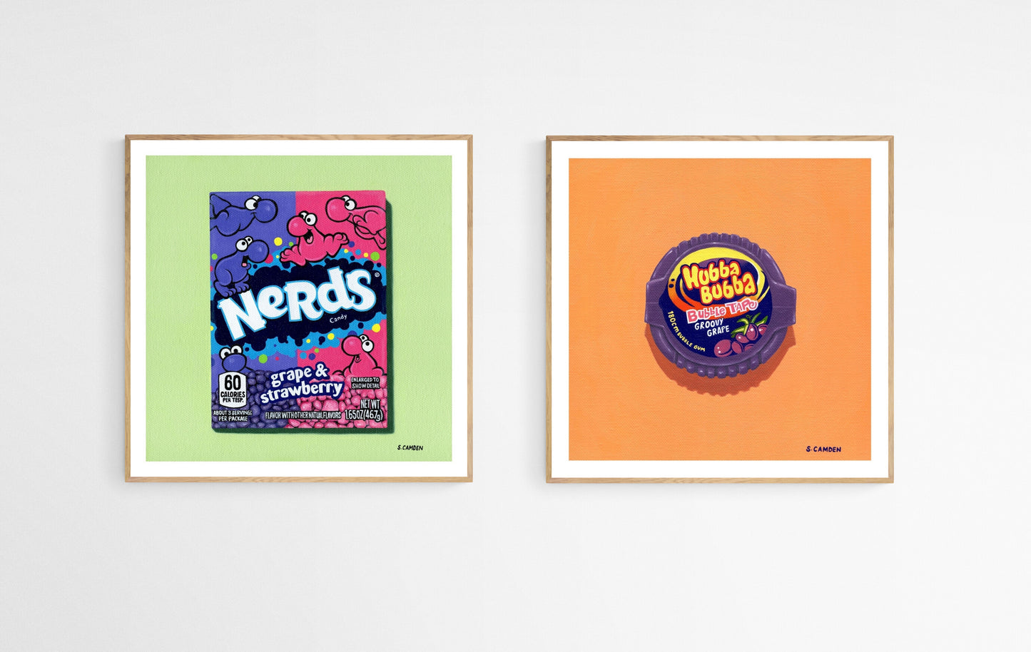 Hubba Bubba - Grape Tape Limited Ed. Fine Art Print