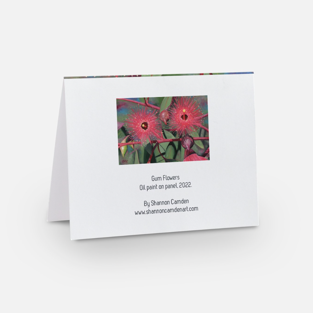 Flowering Gum Greeting Card