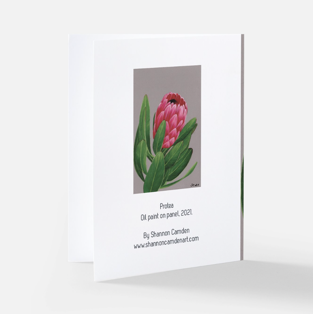 Protea Greeting Card