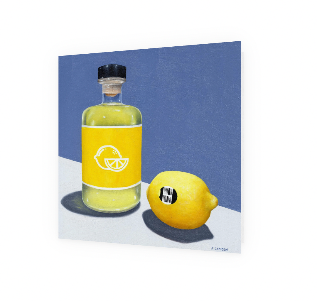 Limoncello & Lemon Greeting Card