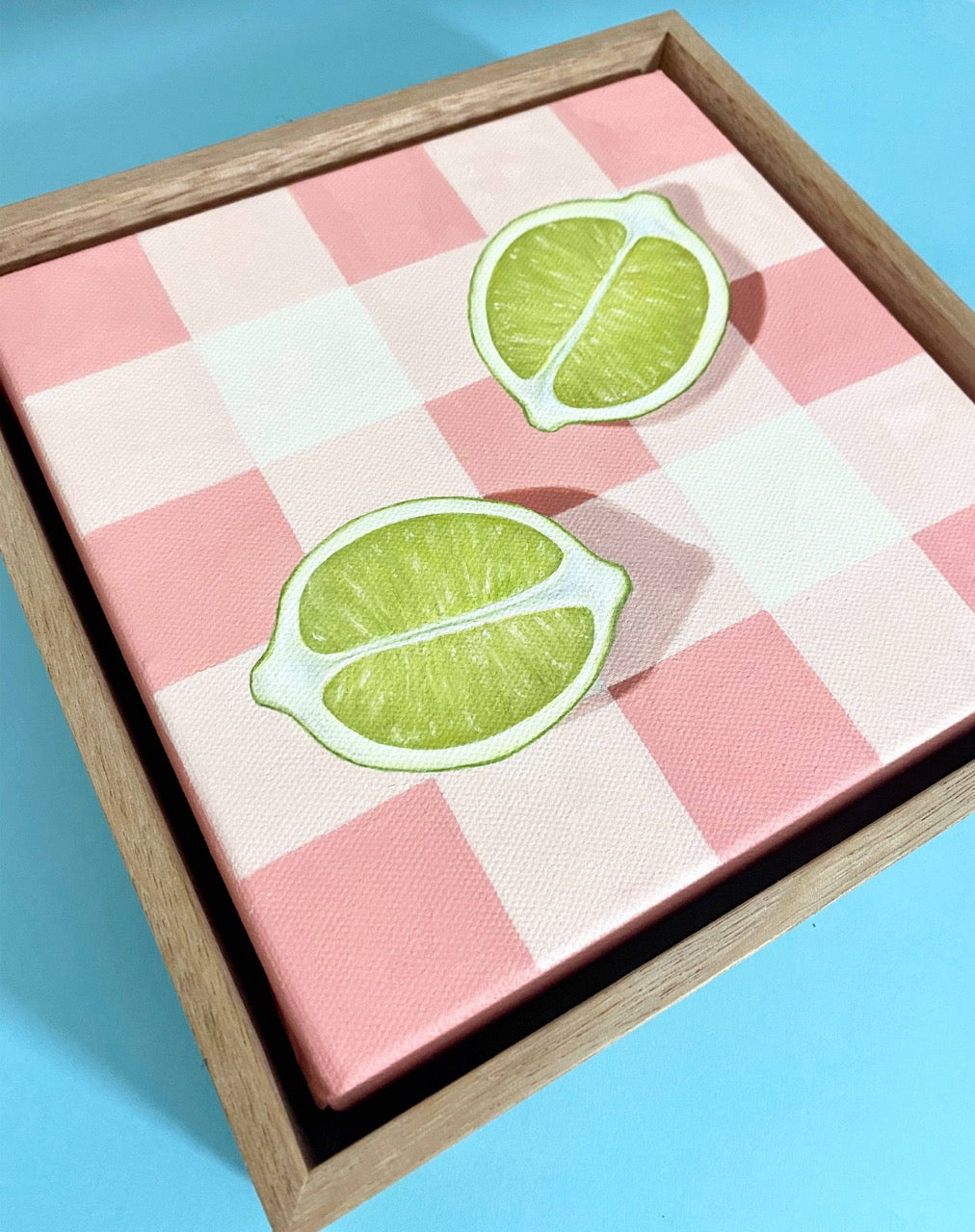 Limes & Pink Gingham