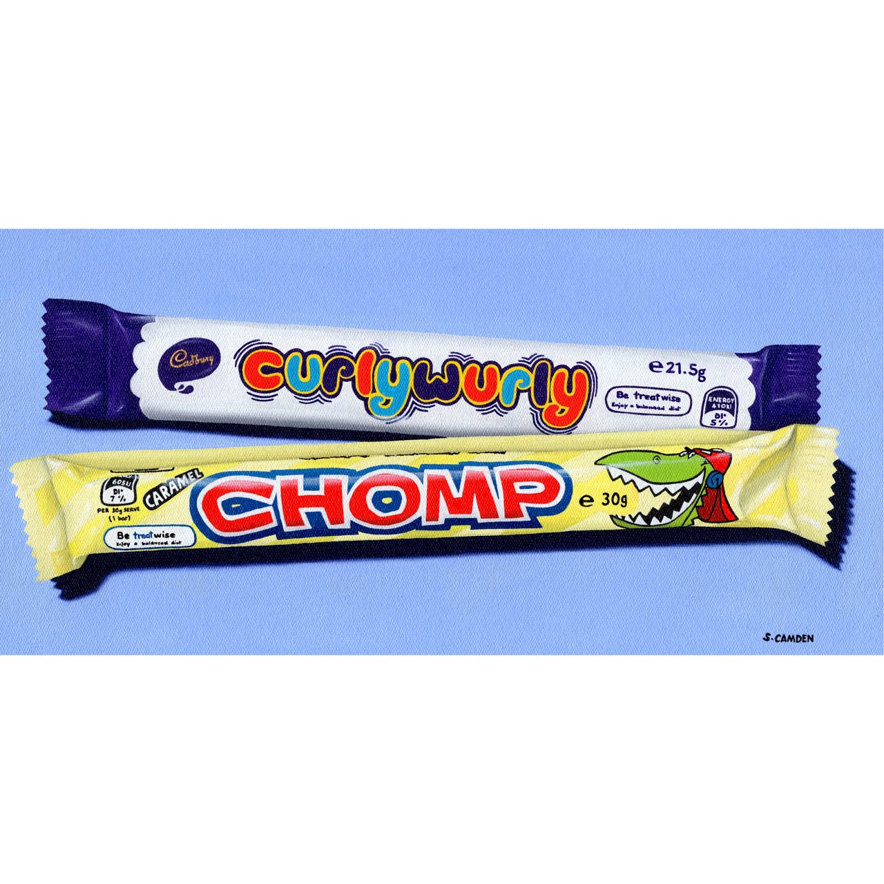 Chomp & Curly Wurly III Limited Ed. Fine Art Print