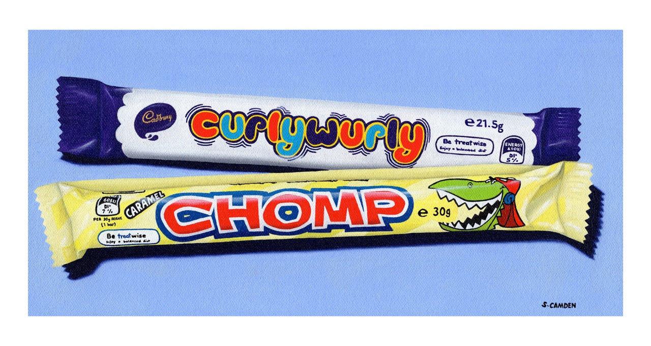Chomp & Curly Wurly III Limited Ed. Fine Art Print