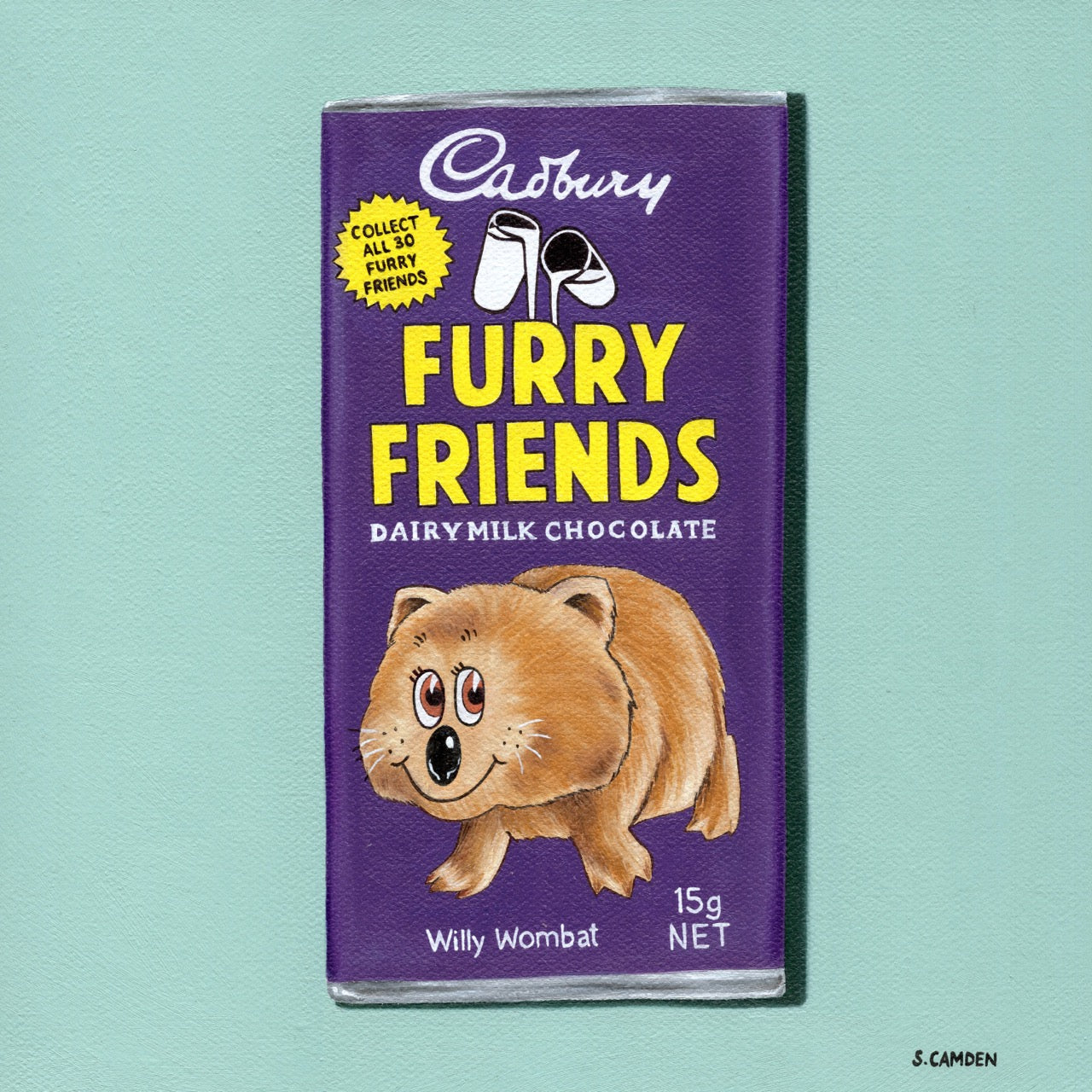 Vintage Furry Friends - Willy Wombat (c.1975) Magnet