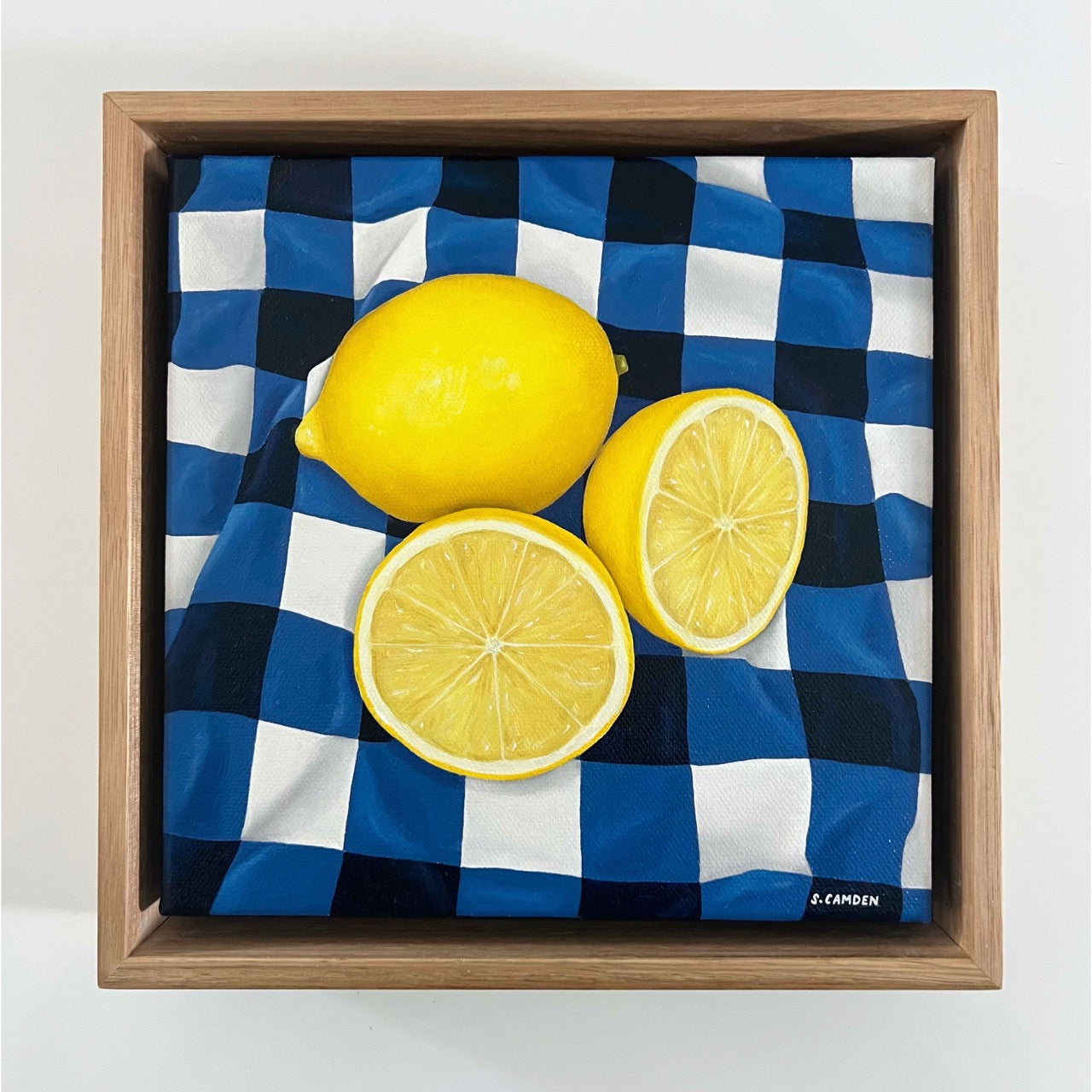 Lemons & Blue Gingham II