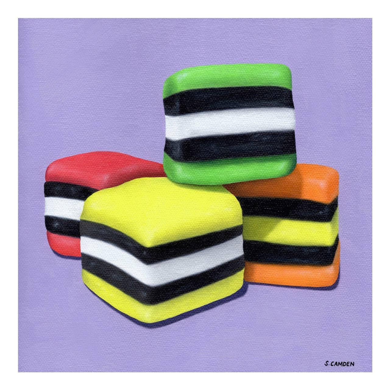 Liquorice Allsorts Limited Ed Fine Art Print Shannon Camden Art liquorice-allsorts-limited-ed-fine-art-print-shannon-camden-art