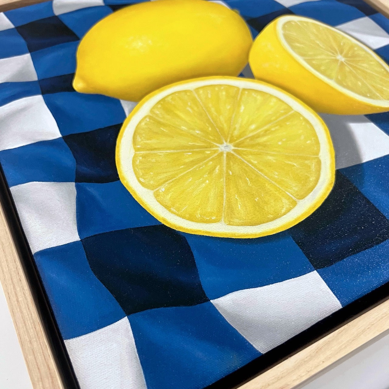 Lemons & Blue Gingham III