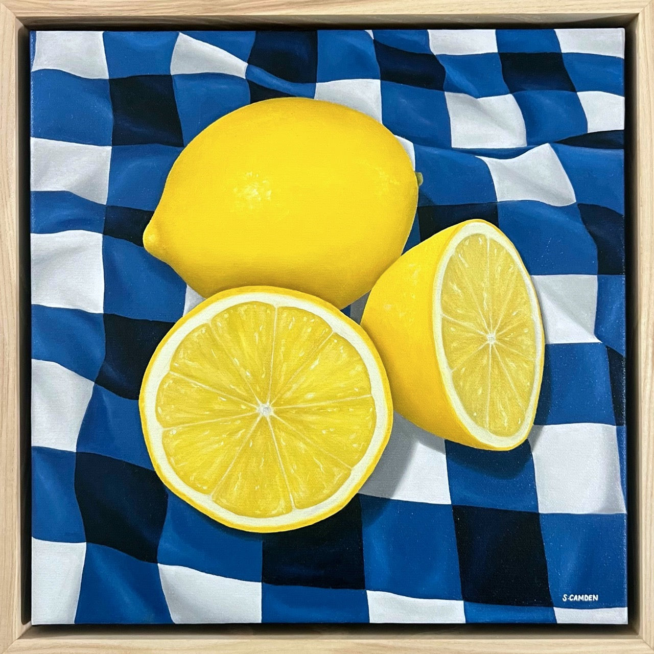 Lemons & Blue Gingham III