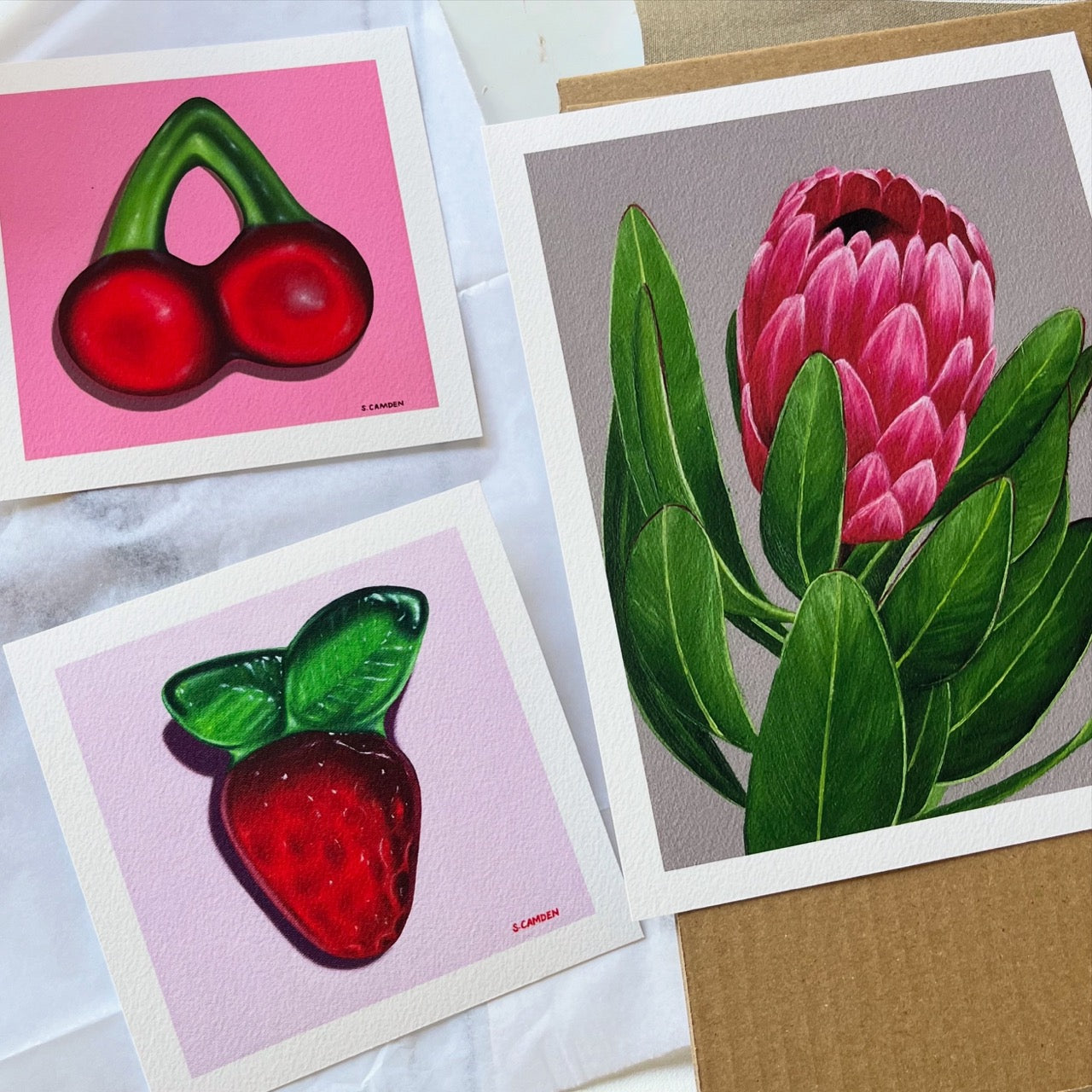 Strawberry Gummy II Mini Print