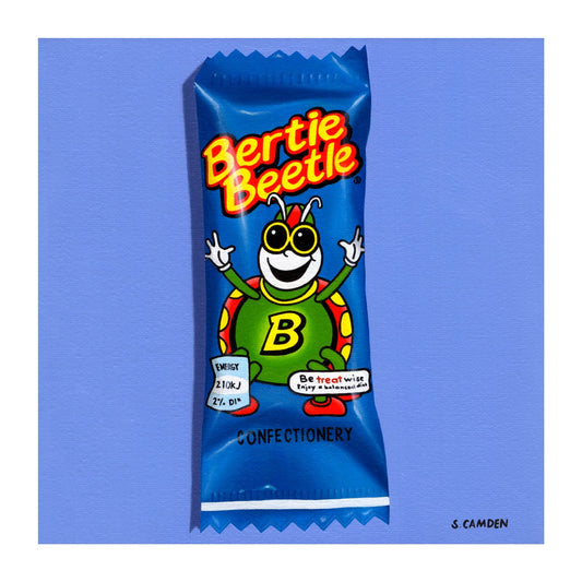 Bertie Beetle IV Mini Print