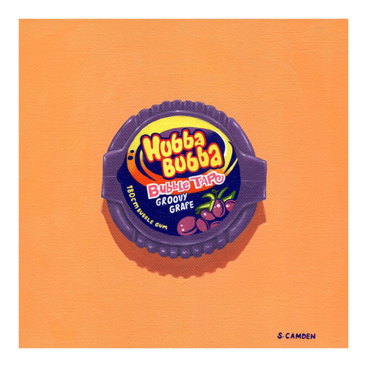 Hubba Bubba - Grape Tape Mini Print