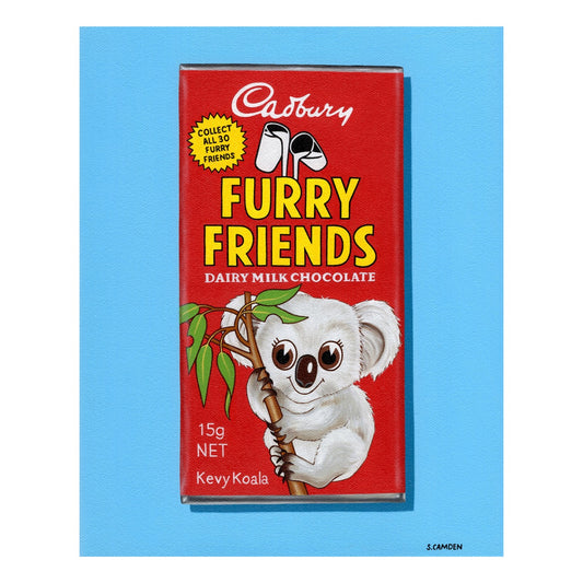 Vintage Furry Friends - Kevy Koala Limited Ed. Fine Art Print