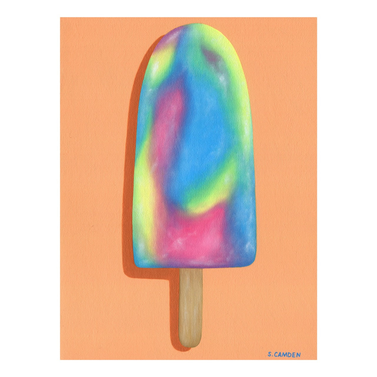 Rainbow Paddle Pop II Mini Print