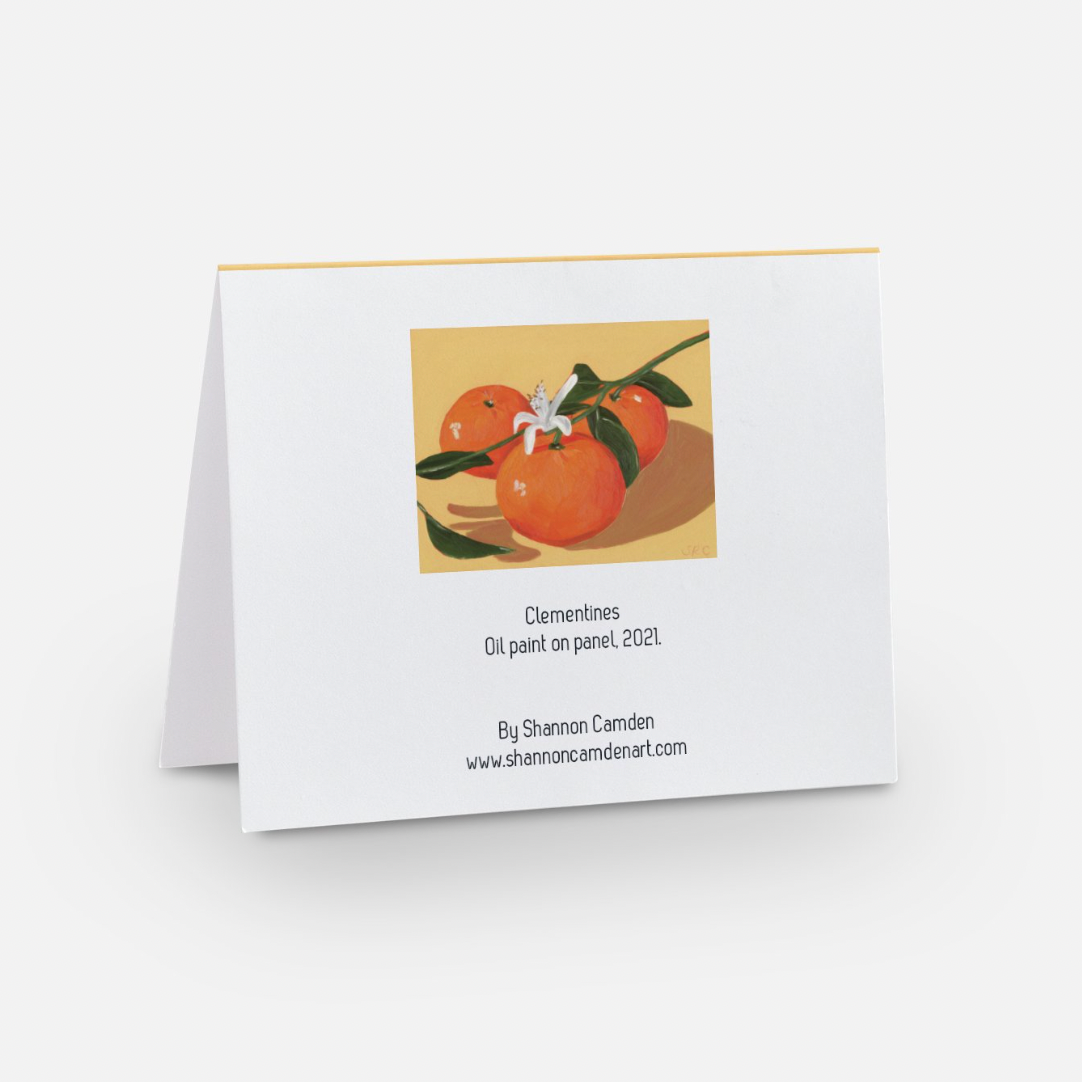 Clementines Greeting Card