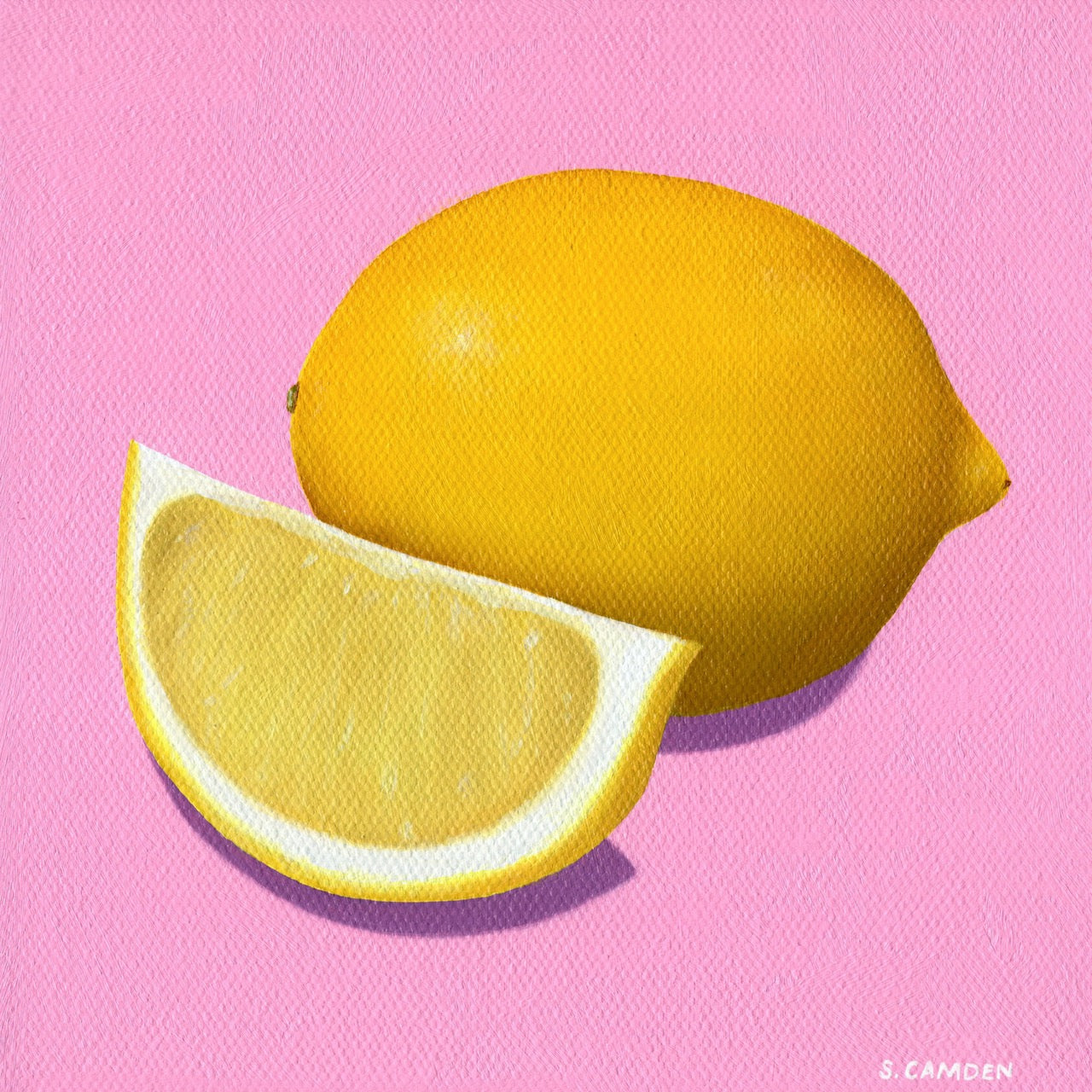 Lemon & Wedge Magnet