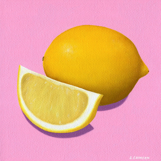 Lemon & Wedge Magnet