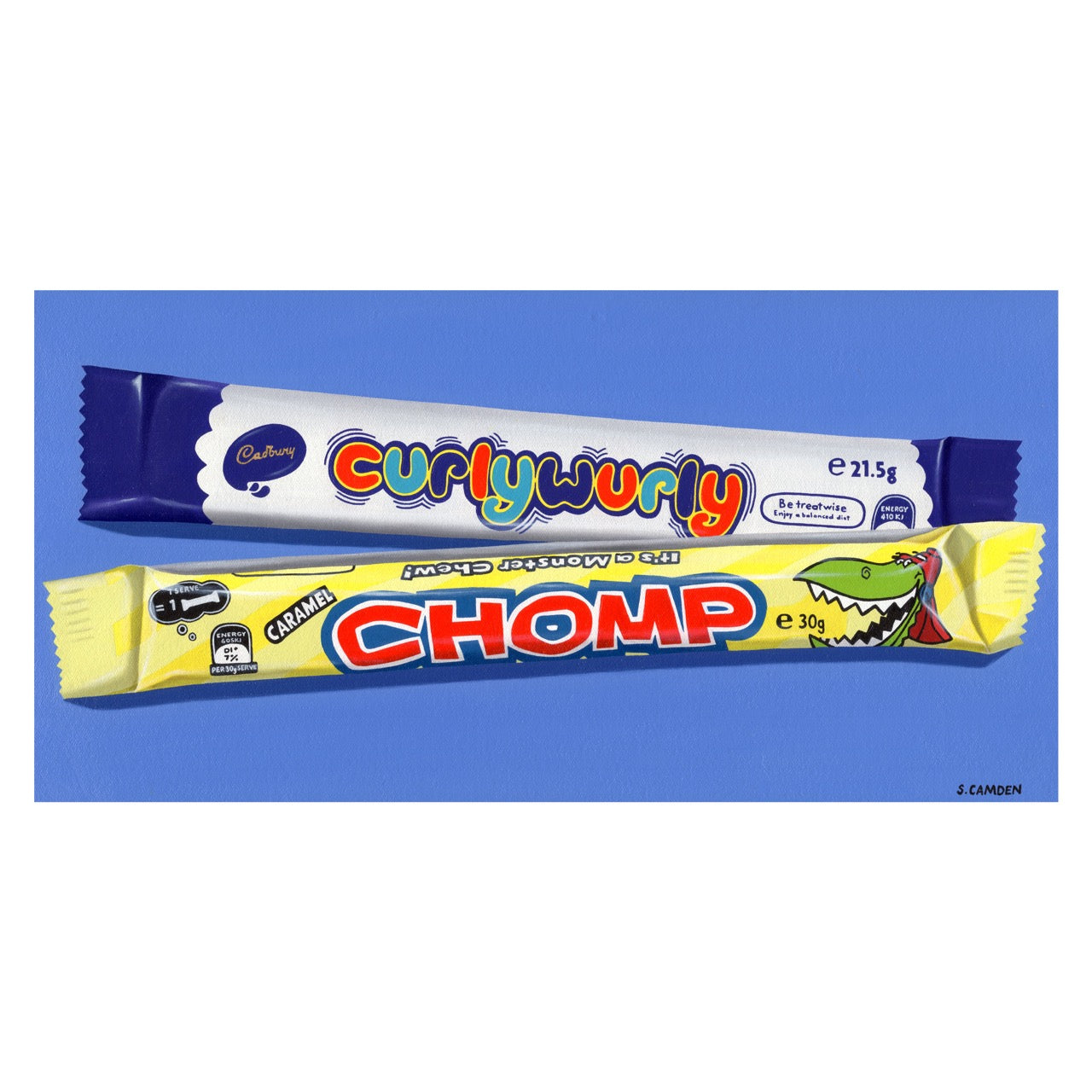 Chomp & Curly Wurly VIII Limited Ed. Fine Art Print