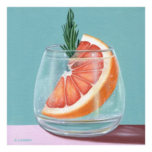 Grapefruit & Gin Mini Print