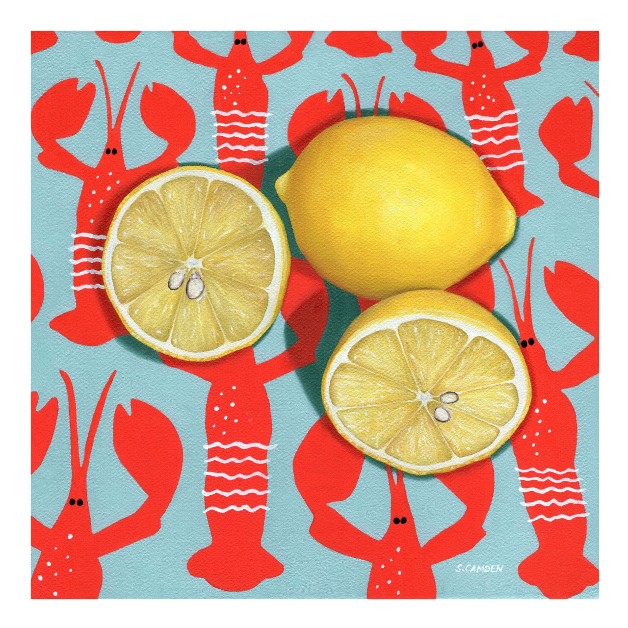 Lemons & Lobsters II Limited Ed. Fine Art Print