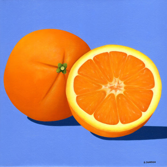 Orange and a Half Magnet