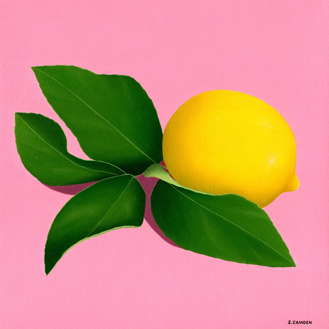 Leafy Lemon Magnet