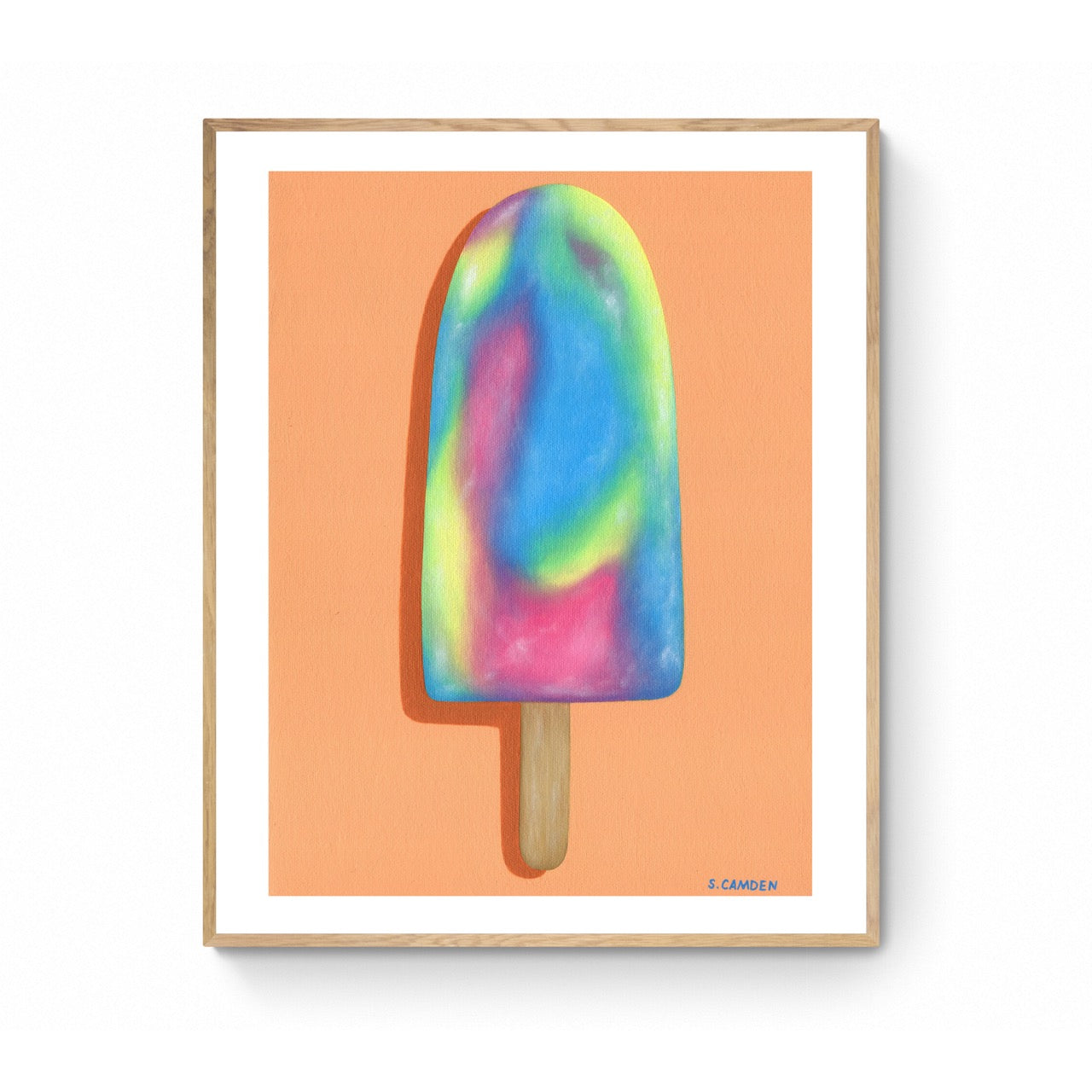 Rainbow Paddle Pop II Mini Print