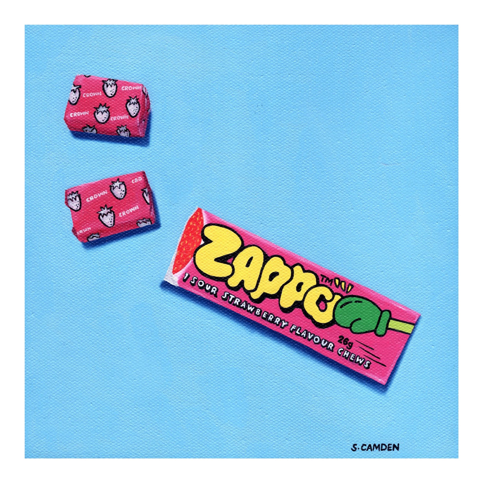 Strawberry Zappos Limited Ed. Fine Art Print – Shannon Camden Art