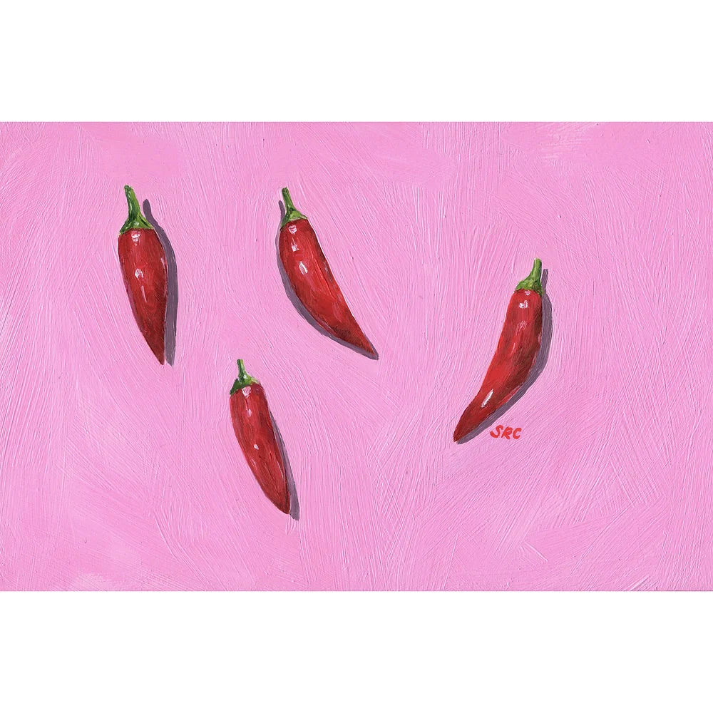 Pink Chillies Magnet