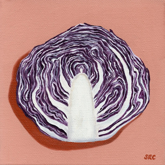 Purple Cabbage Magnet